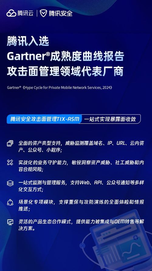 再獲認可 騰訊憑攻擊面管理產品入選Gartner最新研報，技術代表紡織品安全新篇章
